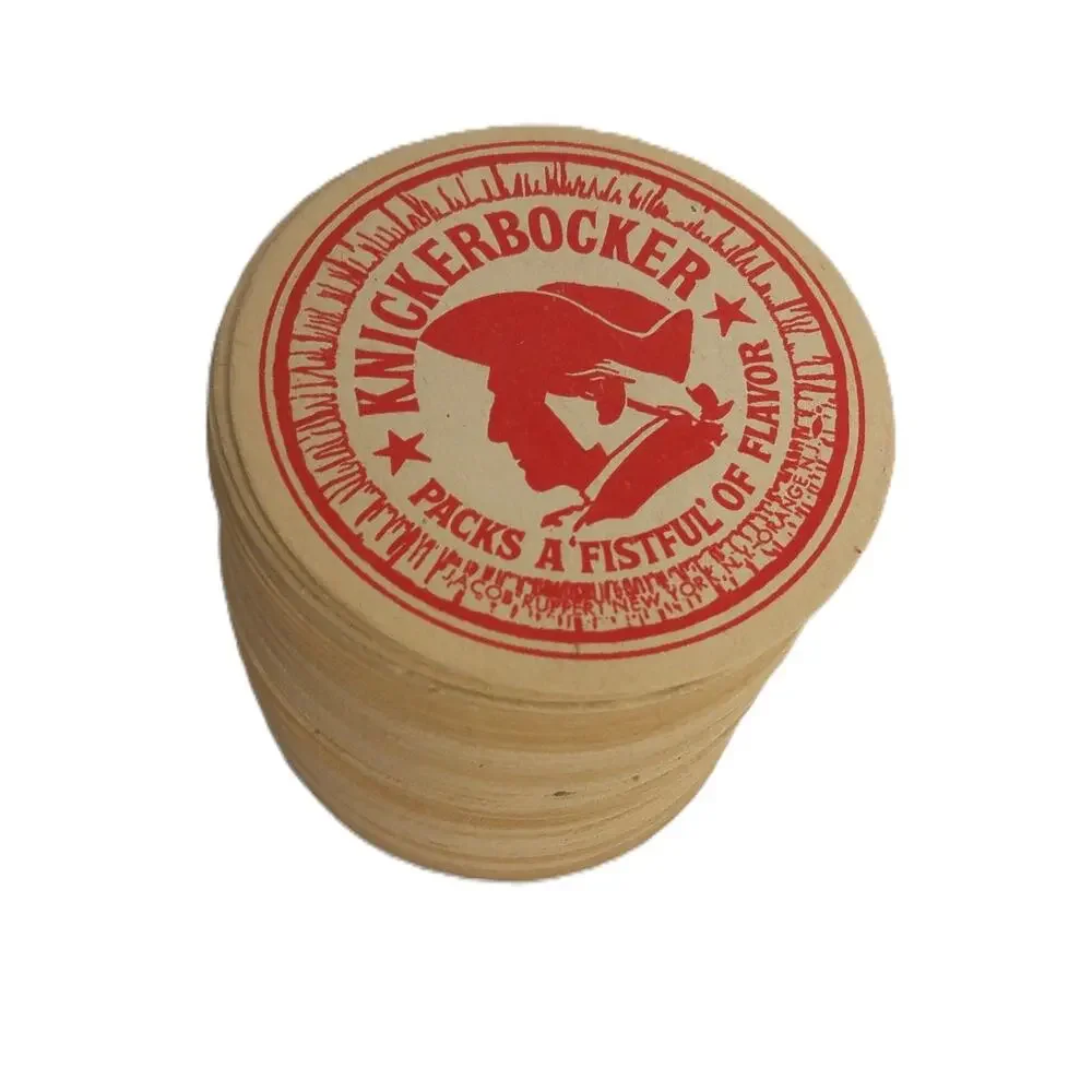 Vintage Rheingold and Knickerbocker Beer Coasters Breweriana Stack Over 100